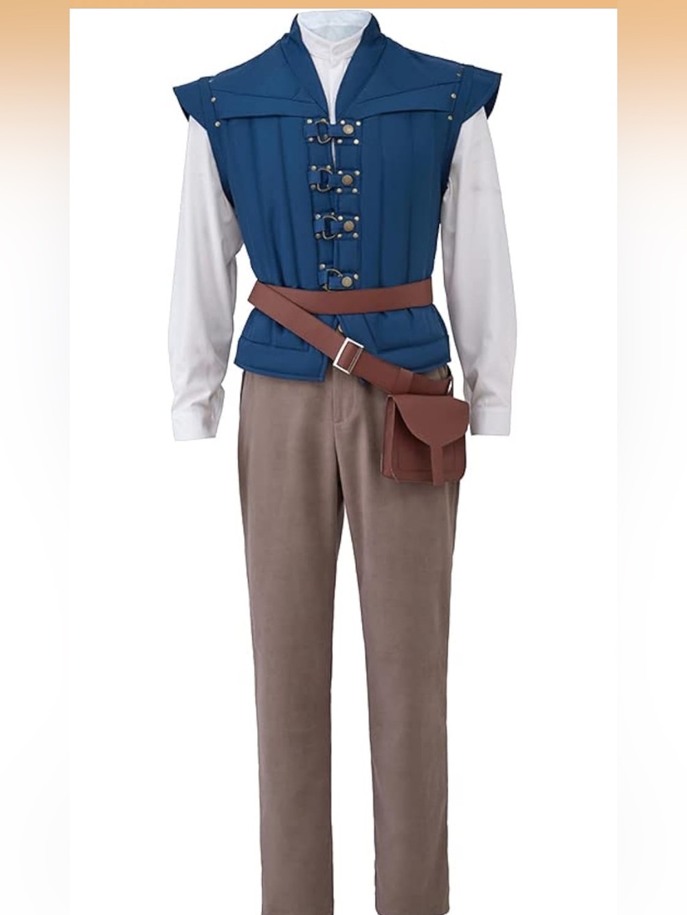 Size Small Pre owned Men's Flynn Rider Cosplay Costume Halloween Outfit